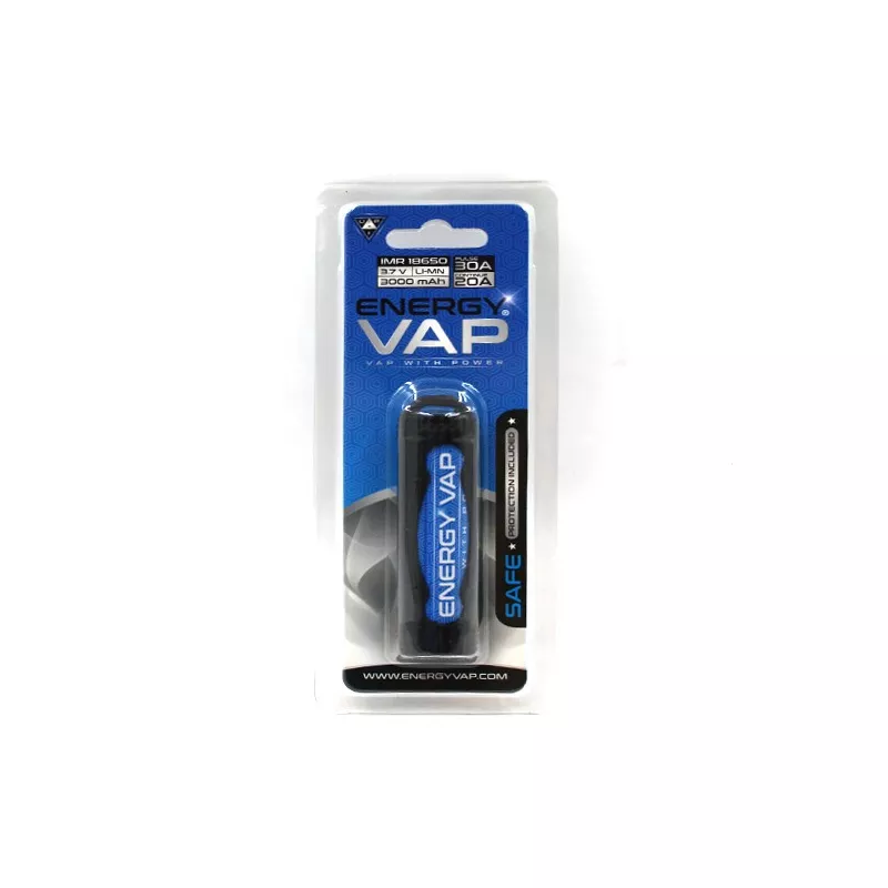 Accu Energy vap 18650 - 3000 mAh 30A Vaprotex SARL Maroc