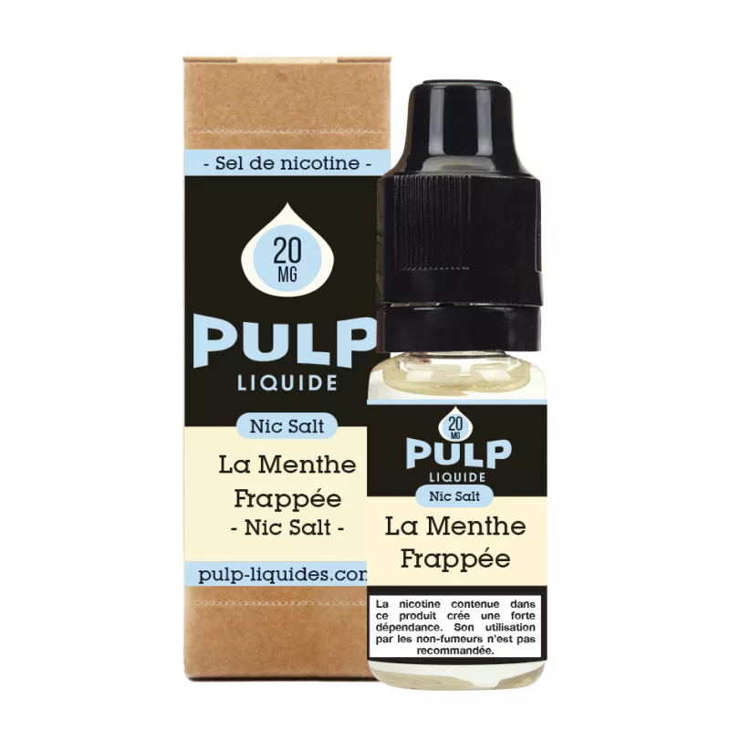 Pulp Nic Salt La Menthe Frappée 10ML - BE Vapitex Maroc