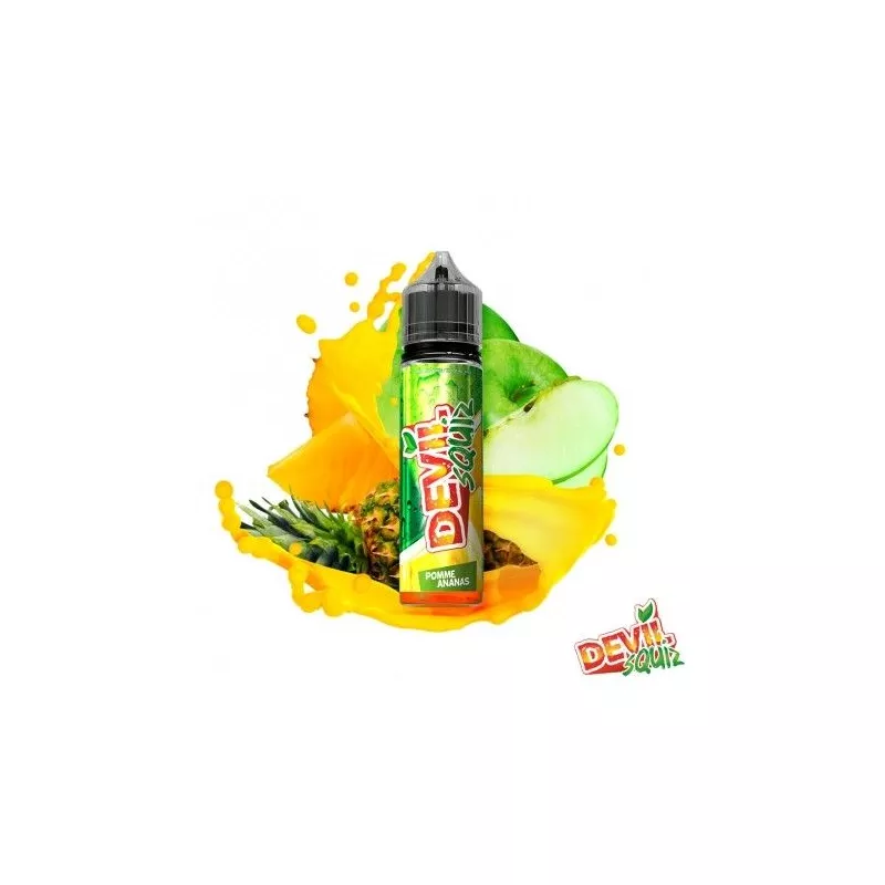 AVAP - DEVIL SQUIZ - Pomme Ananas 00MG/50ml - ZHC Vapitex Maroc