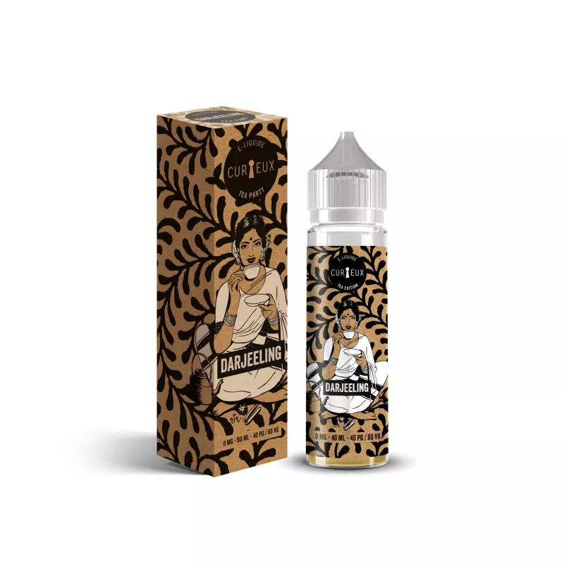 Tea - Darjeeling 00MG/50ML - ZHC - Curieux Vapitex Maroc