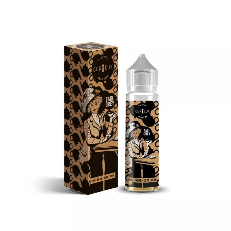 Tea - Earl Grey 00MG/50ML - ZHC -Curieux Vapitex Maroc