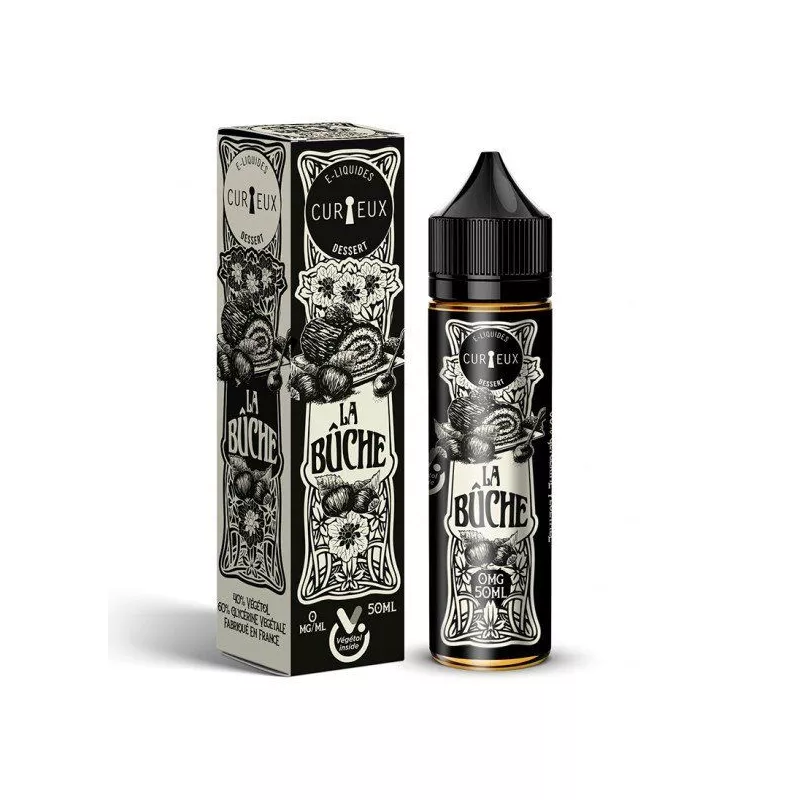 Dessert - La Bûche 00MG/50ML - ZHC - By Curieux Vapitex Maroc