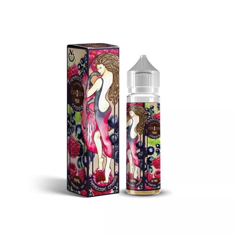 1900 - Framboise Cassis 00MG/50ML - ZHC - By Curieux Vapitex Maroc