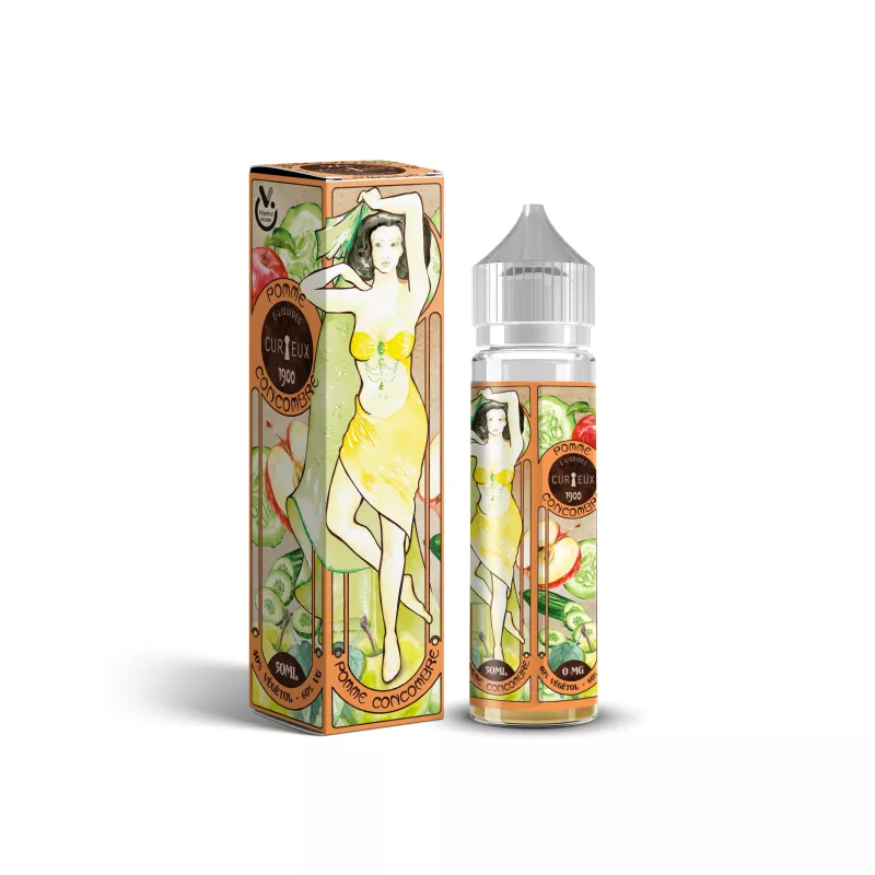 1900 - Pomme Concombre 00MG/50ML - ZHC - By Curieux Vapitex Maroc