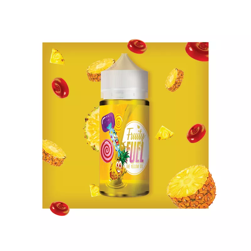 Fruity Fuel - The Yellow Oil 100ML/00MG - ZHC Vapitex Maroc