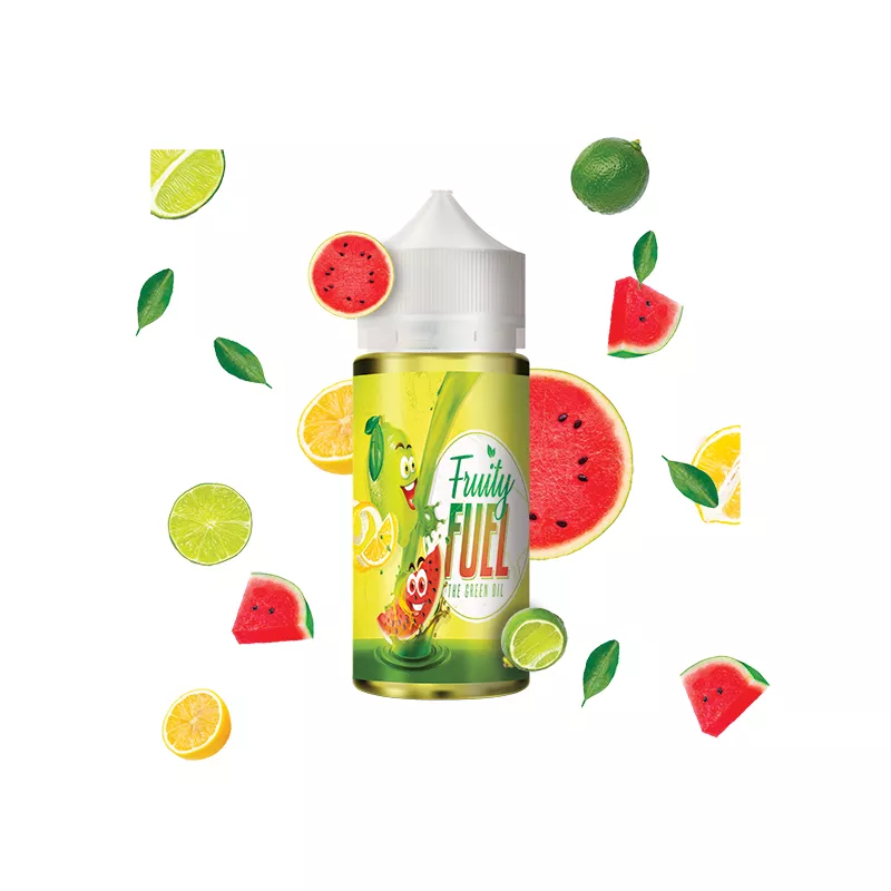 Fruity Fuel - The Green Oil 100ML/00MG - ZHC Vapitex Maroc