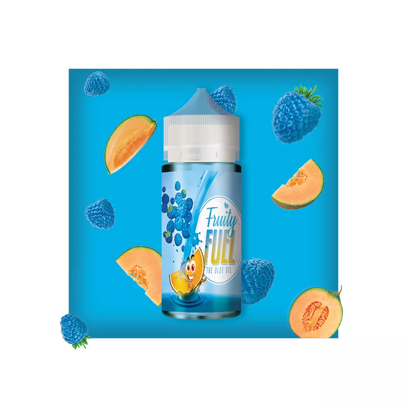 Fruity Fuel - The Blue Oil 100ML/00MG - ZHC Vapitex Maroc