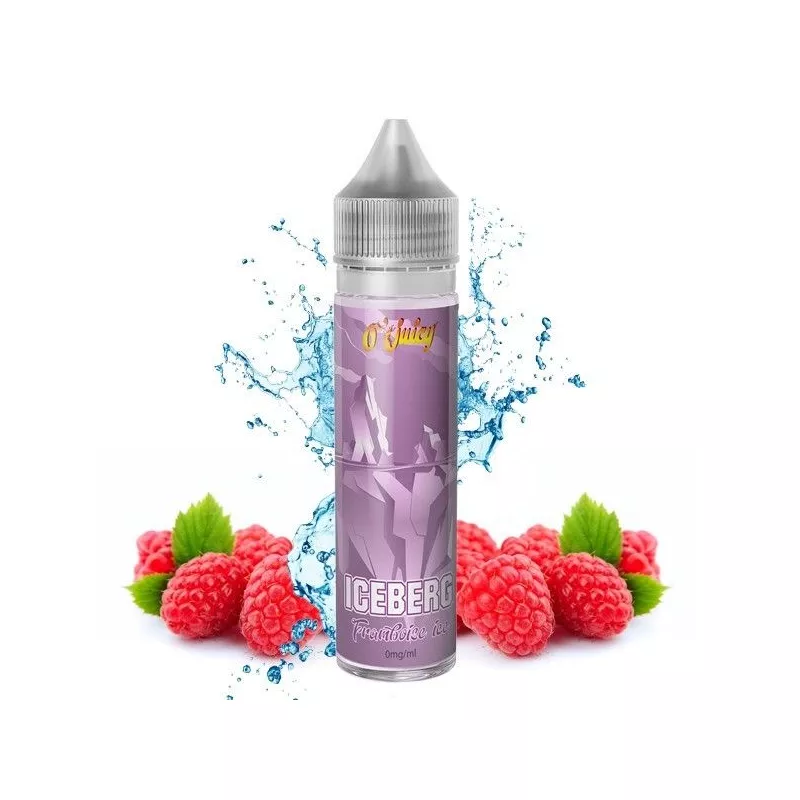 O'Juicy - Framboise Ice 50ML/00MG Iceberg - ZHC Vapitex Maroc
