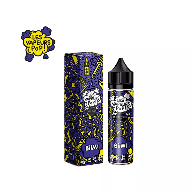 Les Vapeurs Pop - Biim  00MG/50ML - by Curieux Vapitex Maroc