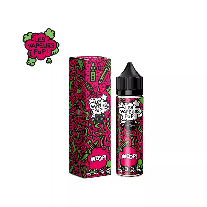 Les  Vapeurs Pop - Woop 00MG/50ML - By Curieux Vapitex Maroc