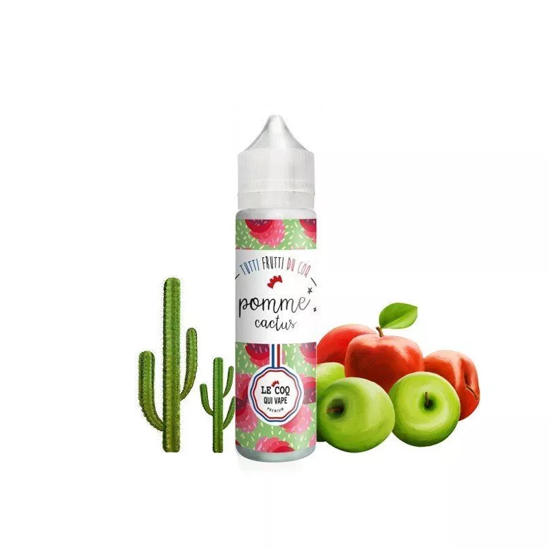 Le Coq qui Vape - Pomme Cactus 00MG/50ml Tutti Frutti Vapitex Maroc