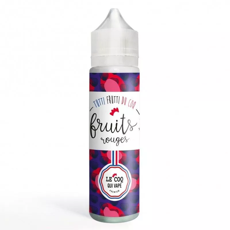 Le Coq qui Vape - Fruits Rouges 00MG/50ml Tutti Frutti Vapitex Maroc