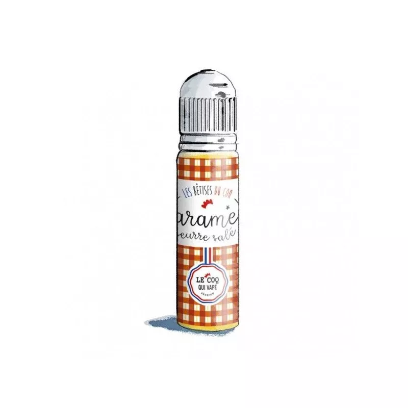 Le Coq qui Vape - Caramel Beurre Salé 00MG/50ml - Les Bêtises du coq Vapitex Maroc