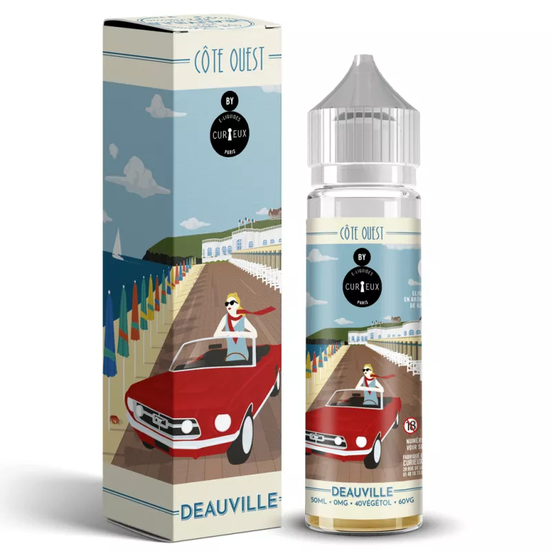 Côte Ouest - Deauville 00MG/50ML - ZHC - By Curieux Vapitex Maroc