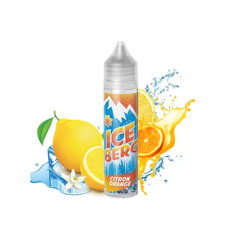 O'Juicy - Citron Orange 50ML/00MG Iceberg - ZHC Vapitex Maroc
