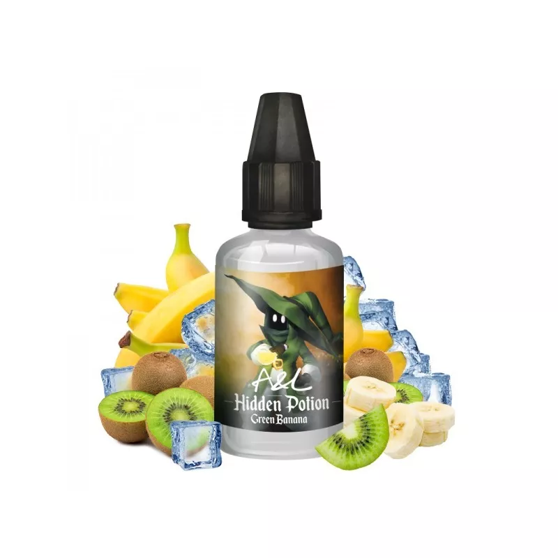 A & L - Hidden Green Banana 30ml Concentré Vapitex Maroc