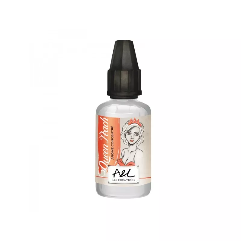 A & L - Queen Peach 30ml Les Créations - Concentré Vapitex Maroc