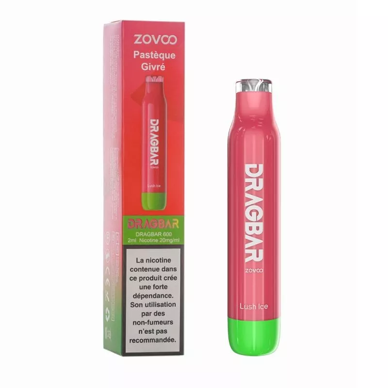 Puff - Lush Ice 2ml (600 Puffs) - ZoVoo Vapitex Maroc