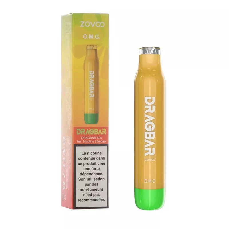 Puff -  Orange, Mangue et Goyave 2ml (600 Puffs) - ZoVoo Vapitex Maroc
