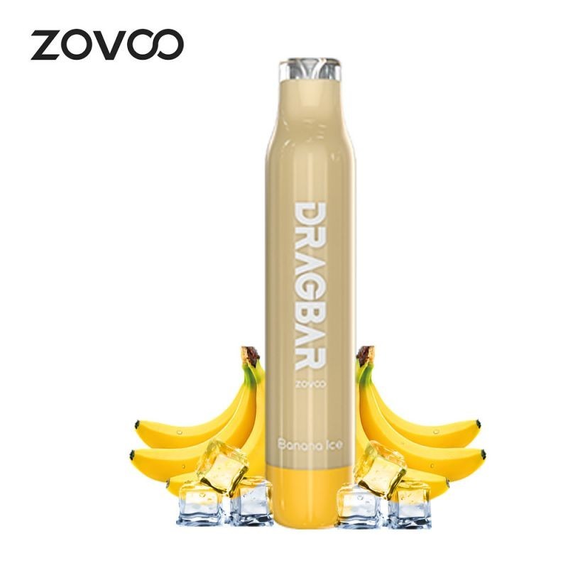 Puff -  Banana Ice 2ml (600 Puffs) - ZoVoo Vapitex Maroc
