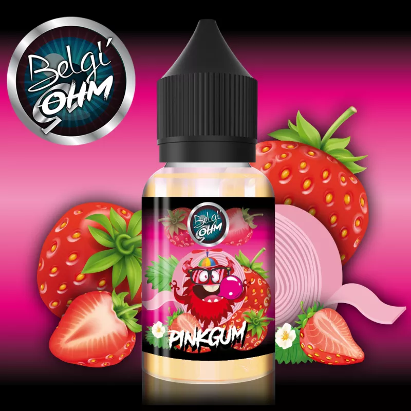 Belgi'Ohm - Pinkgum 30ML Concentré Vapitex Maroc