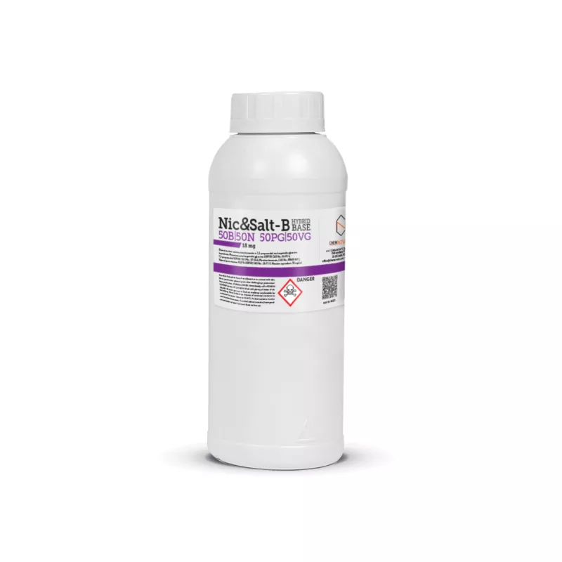 Nicotine - Nic&Salt Hybrid Base 1Litre 100MG 50PG/50VG Vapitex Maroc