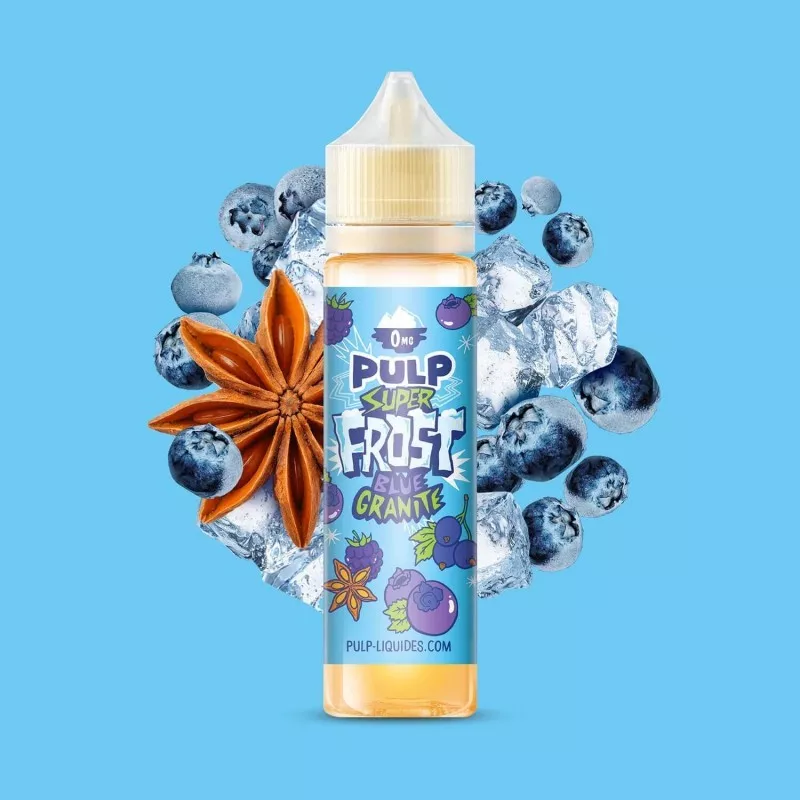 Super Frost & Furious - Blue Granite  50 ML - by Pulp Vapitex Maroc