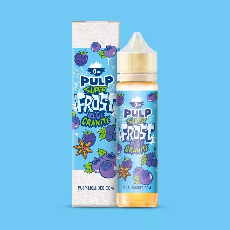 Super Frost & Furious - Blue Granite  50 ML - by Pulp Vapitex Maroc