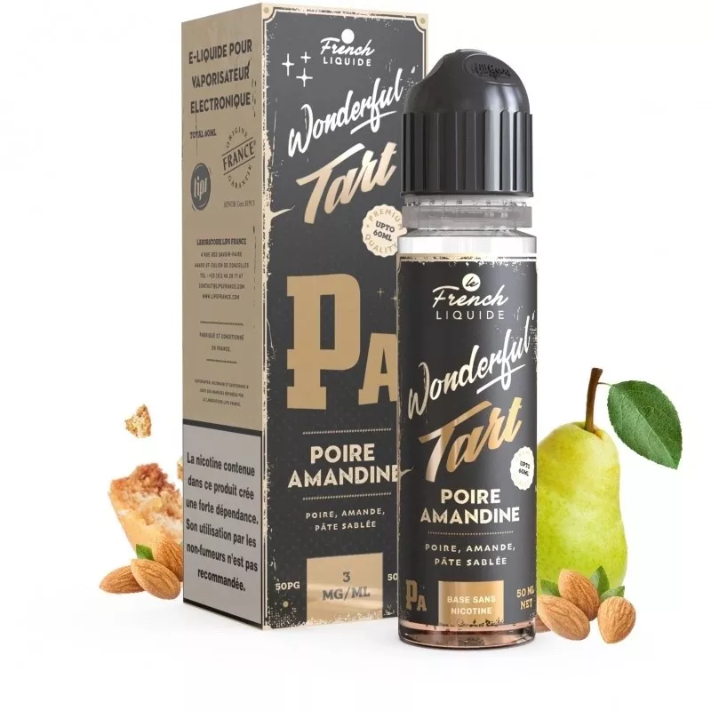 Le French Liquide - Easy2Shake Tart Poire Amandine 03MG/60ML - Wonderful Vapitex Maroc
