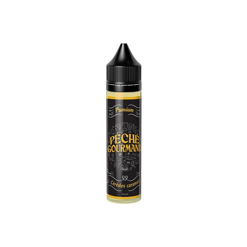 Péché Gourmand - CÉRÉALES CARAMEL 50ML - O'Jlab Vapitex Maroc