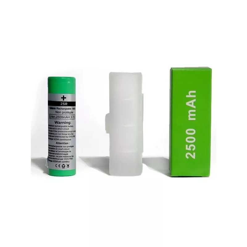 Accu 18650 25R 2500mAh - Samsung Vapitex Maroc