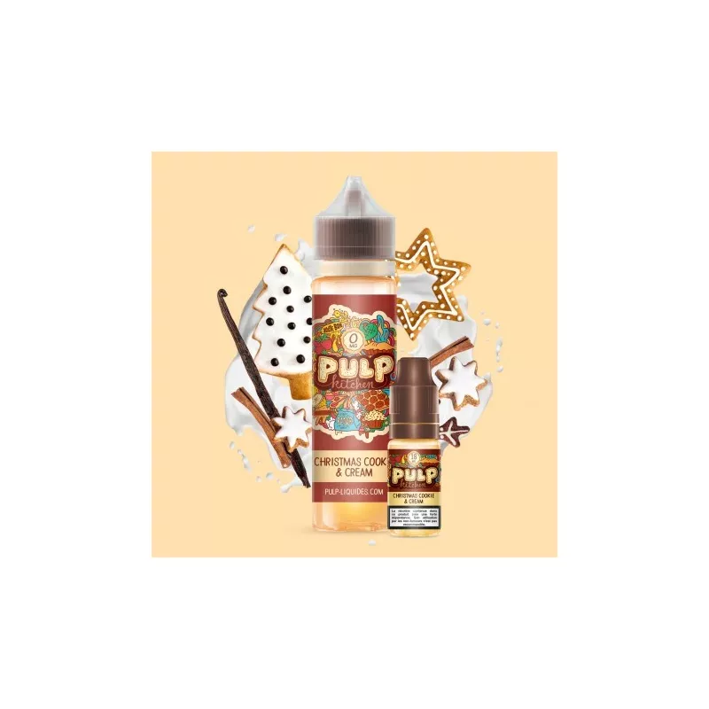 Pulp Kitchen - Christmas Cookie & Cream 60ML - Pack Vapitex Maroc
