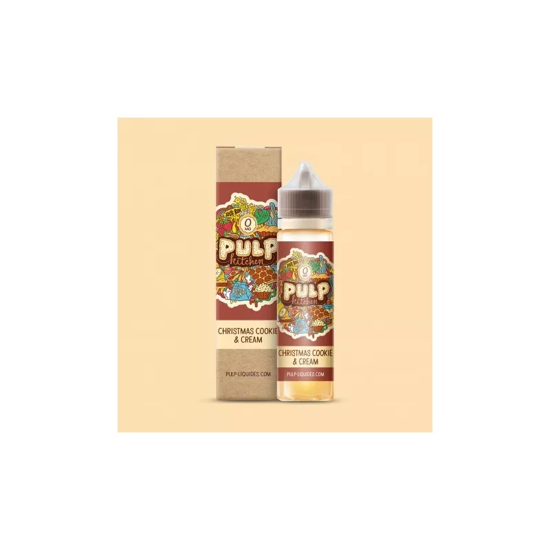 Pulp Kitchen - Christmas Cookie & Cream - 50 ml - 00mg/ZHC Vapitex Maroc