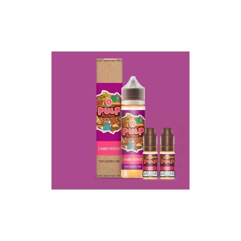 Pulp Kitchen - Chubby Berries 60ML - Pack Vapitex Maroc