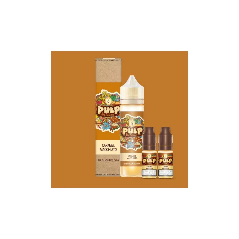Pulp Kitchen - Caramel Macchiato 60ML - Pack Vapitex Maroc