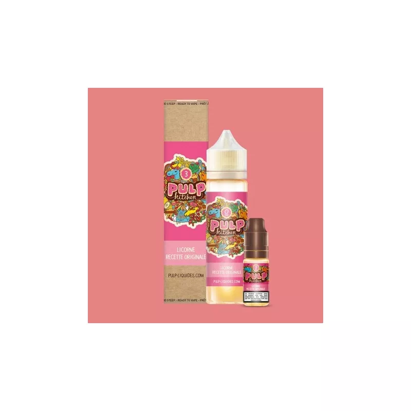 Pulp Kitchen - Licorne Recette Originale 60ML - Pack Vapitex Maroc
