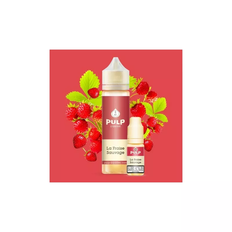 Pulp - La Fraise Sauvage 60ML - Pack Vapitex Maroc
