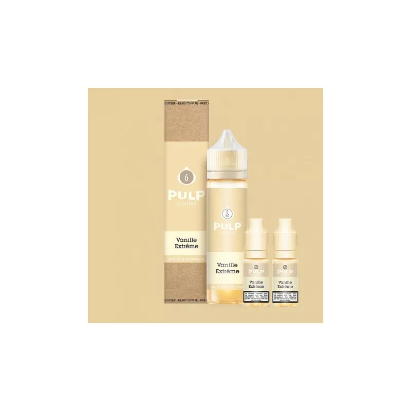 Pulp - Vanille Extrême 60ML - Pack Vapitex Maroc