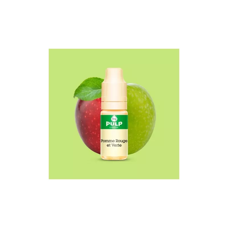 Pulp Pomme Rouge et Verte 10ml Vapitex Maroc