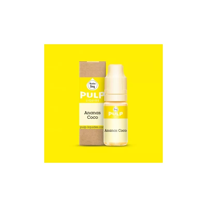 Pulp Ananas Coco 10ml Vapitex Maroc