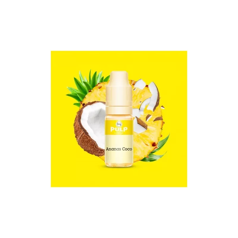 Pulp Ananas Coco 10ml Vapitex Maroc