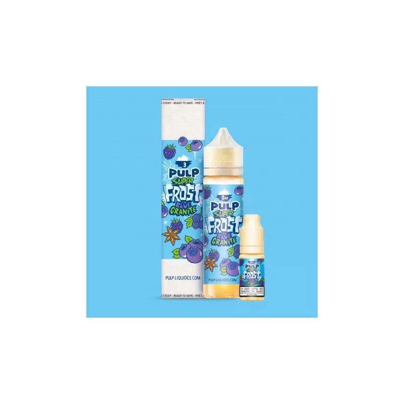 Frost & Furious - Blue Granite super frost 60ML - Pack Vapitex Maroc