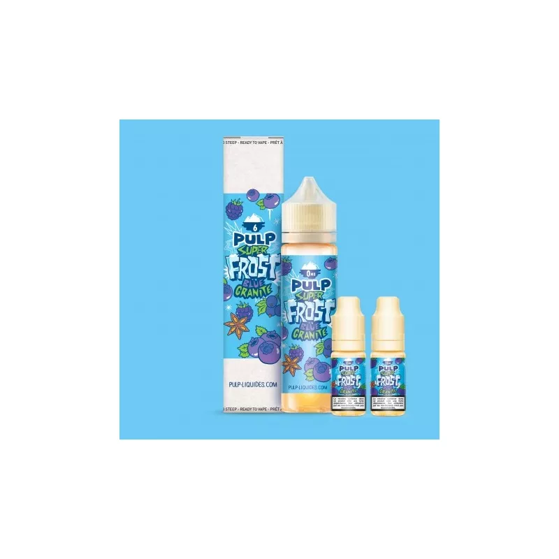 Frost & Furious - Blue Granite super frost 60ML - Pack Vapitex Maroc