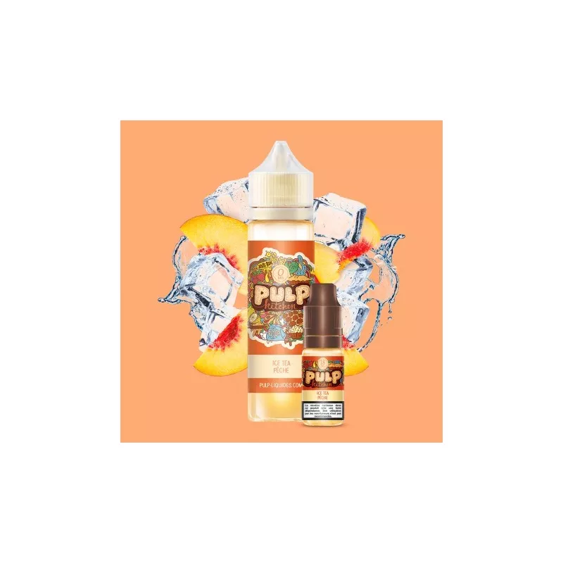 Pulp Kitchen - Ice Tea Pêche 60ML - Pack Vapitex Maroc
