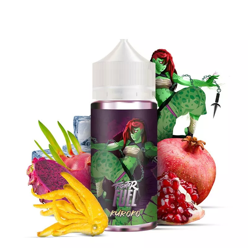 Fighter Fuel - Kuroko 100ML/00MG - ZHC Vapitex Maroc