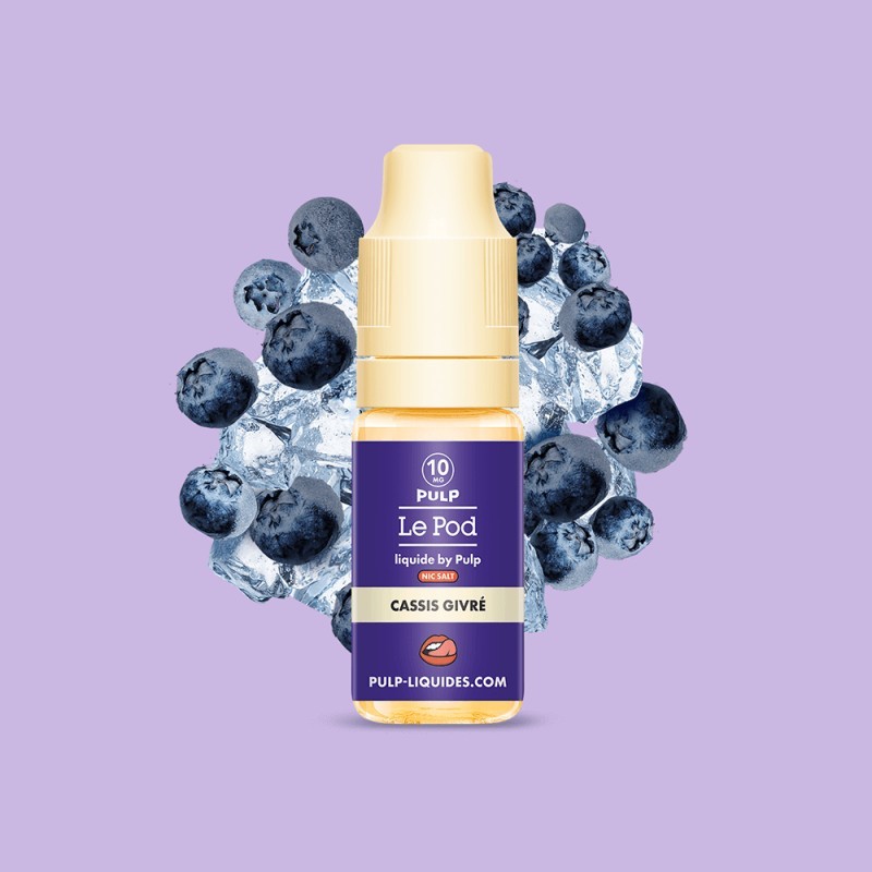 Le Pod Liquide Cassis Givré - 10ml Vapitex Maroc