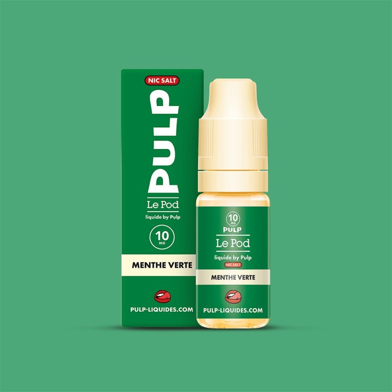 Le Pod Liquide Menthe Verte - 10ml Vapitex Maroc
