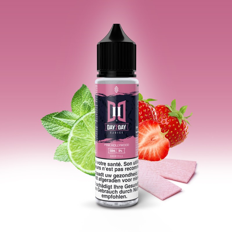 Day2Day -  Pink Hollywood 50ML/00MG Vapitex Maroc