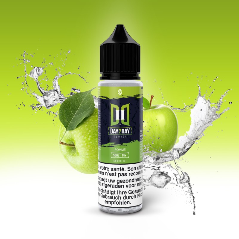 Day2Day -  Pomme 50ML/00MG Vapitex Maroc